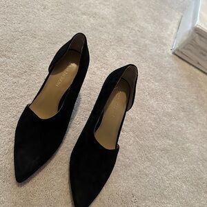 Enzo Angiolini Women's Black Suede Pumps